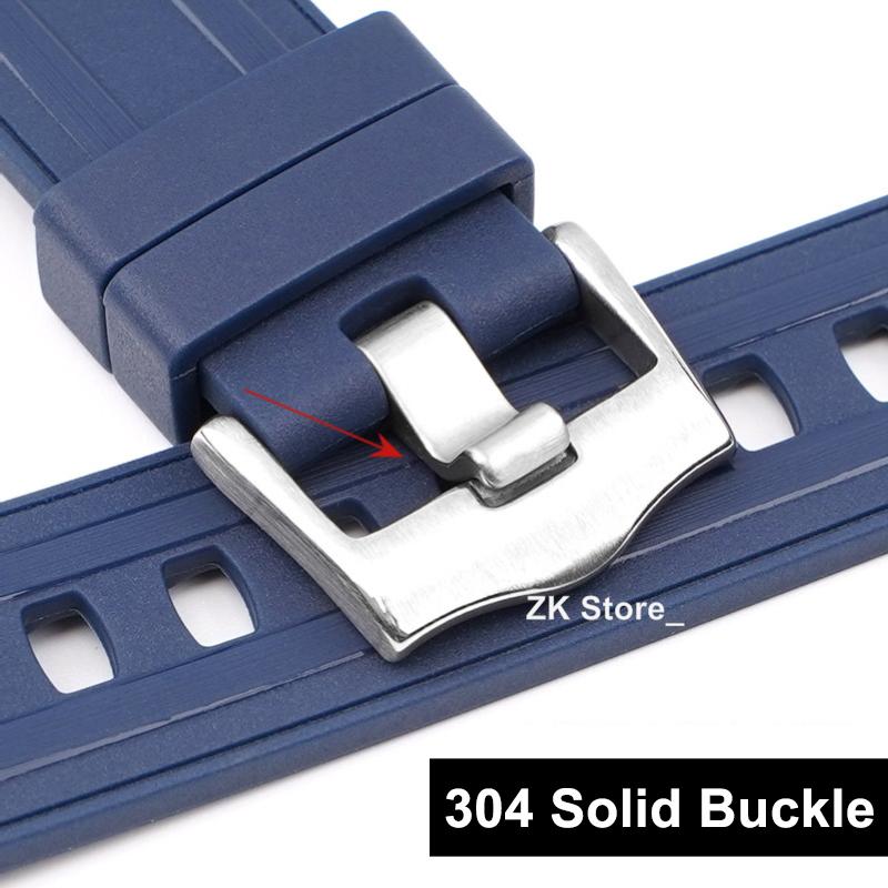 Zakřivený Konec 20mm Gumový Řemínek Voděodolný Potápěčský Náhradní Řemínek na Zápěstí Náramek Pánský Dámský Řemínek pro Pánské Dámské Hodinky Příslušenství