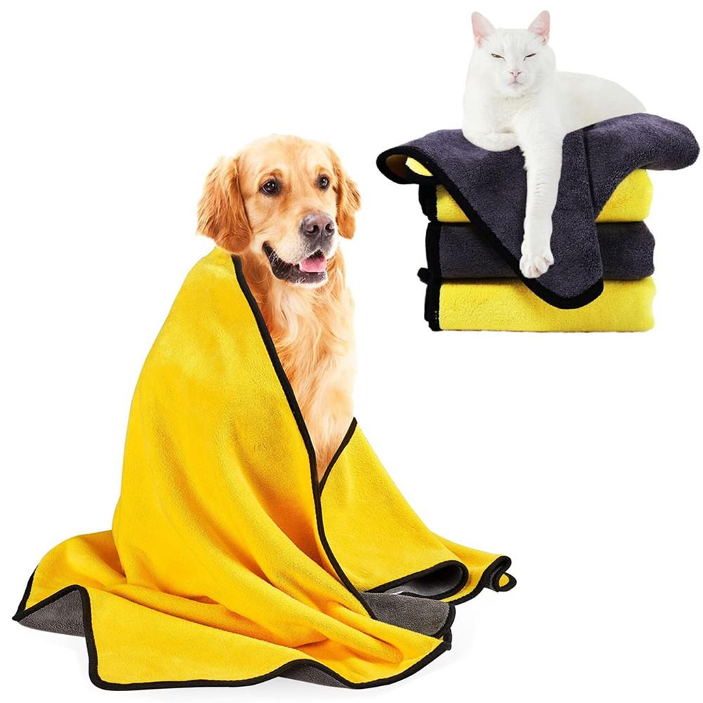 

Полотенце из микрофибры для собак, большое супервпитывающее толстое банное полотенце для кошек и собак, халат, мягкие одеяла для собак, быстросохнущее ванна для домашних животных