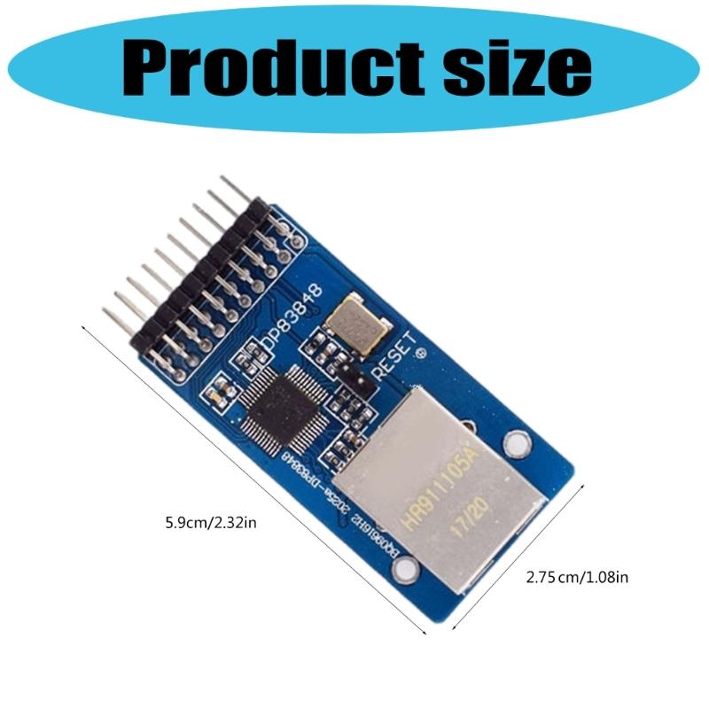 Small Low Power Consumption Ethernet Module for Systems and Industrial Applications