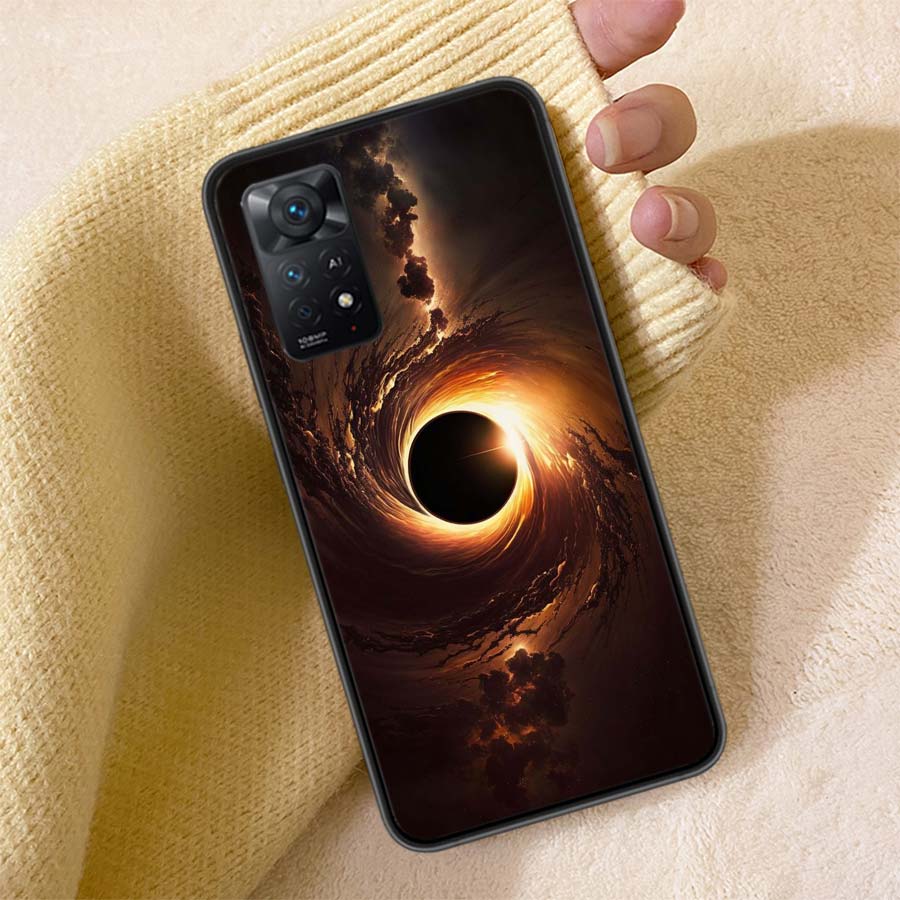 

Cosmic Starry Sky Black Hole Phone Case For Redmi Note 13 14 15 Pro Plus 12 13C 12C 15C 9 10 10C 9T 9C 9A TPU Soft Cover Clear C Redmi Note 13 Pro 5G