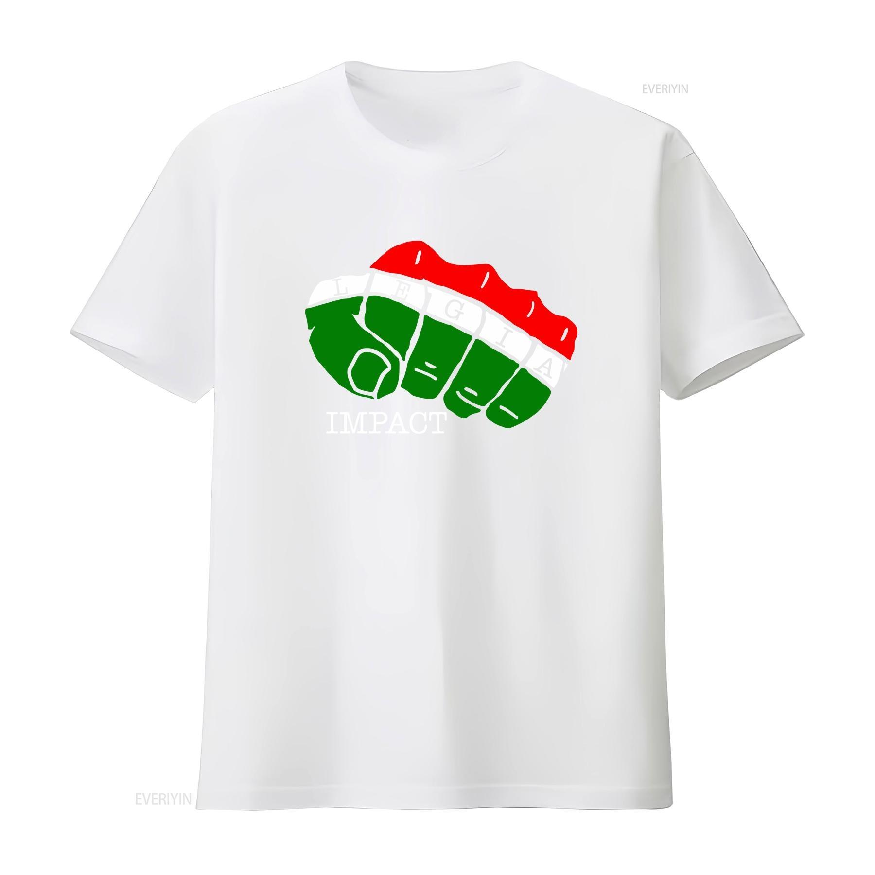

T Shirt J1513 Ultras Legia Impact Warsaw Poland Warszawa Long or Short Sleeves Vintage Washed Comfortable Top for Everyday Wear XL