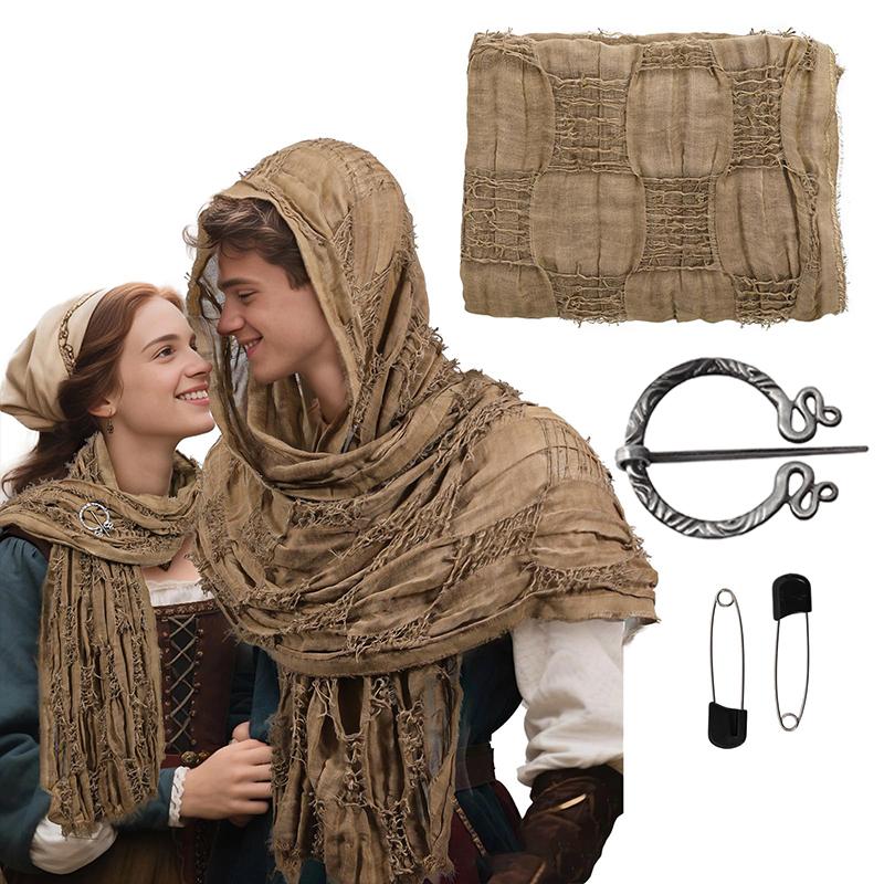 1PC Rag Style Shawl Casual Cotton Linen Wrap All-Season Tassel Scarf Retro Hippie Fringe Minimalist