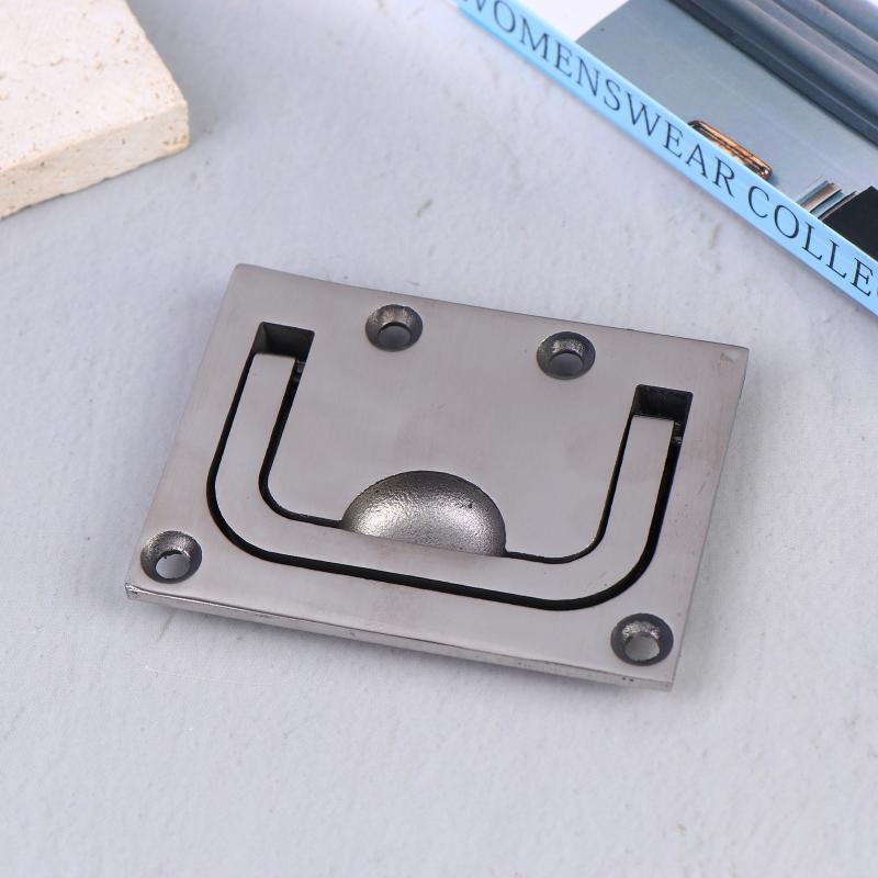 Marine Cabin Door Handle Stainless Steel Marine Locker Deck Hatch Cover Flush Pull Lift Knobs Handle Ring Marine Hardware