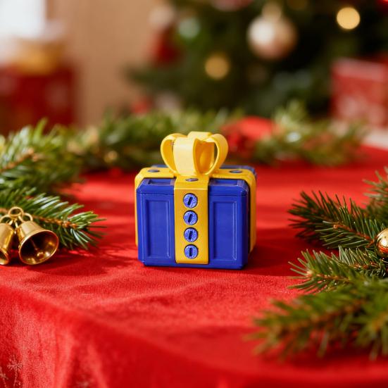 Annoying Gift Box with Screws Christmas Puzzle Present Box Prank Case Home Office Bookshelf Desktop Decoration Ornament Joke Gag Gift