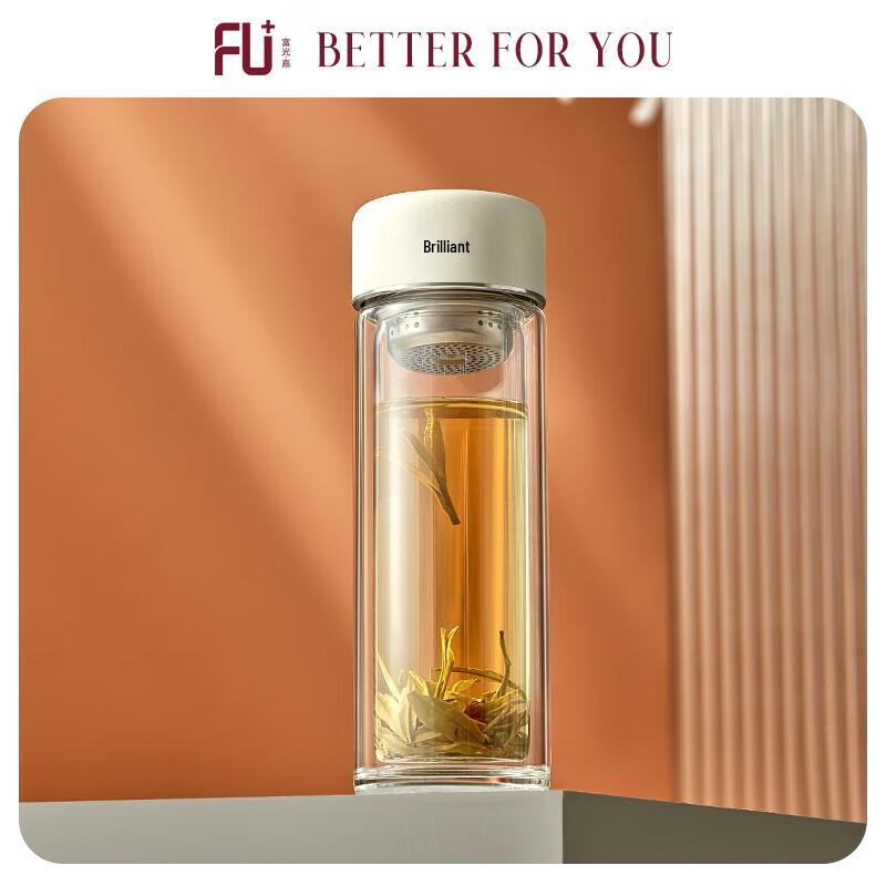 Fuguang FU+ ZHEN Series Double-Layer Borosilicate Glass Tea Cup