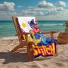 Ultra-Soft Beach Towel with Stitch Theme,Ideal for Pool - Camping, Diving - Perfect Travel Essential, Vibrant Beach Towel.