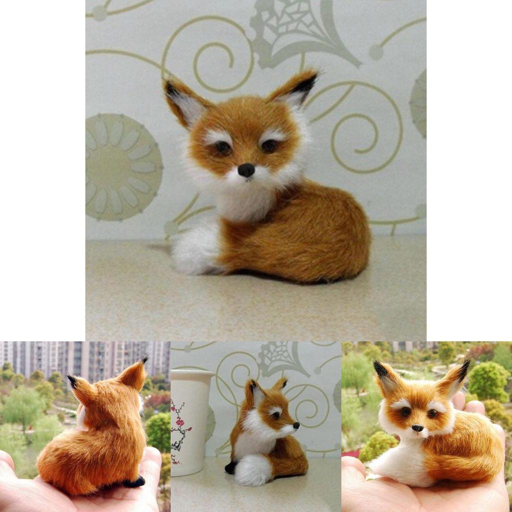 Adorable Cute Small Tiny Fox Plush Stuffed Toy Perfect For Birthday Gift Decor