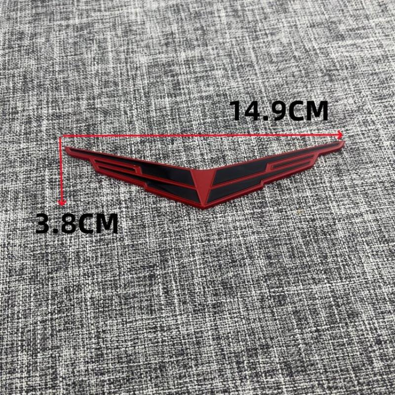 Applicable CT456SXT rear window V label ATSL black wing car logo modified personalized V label logo side label