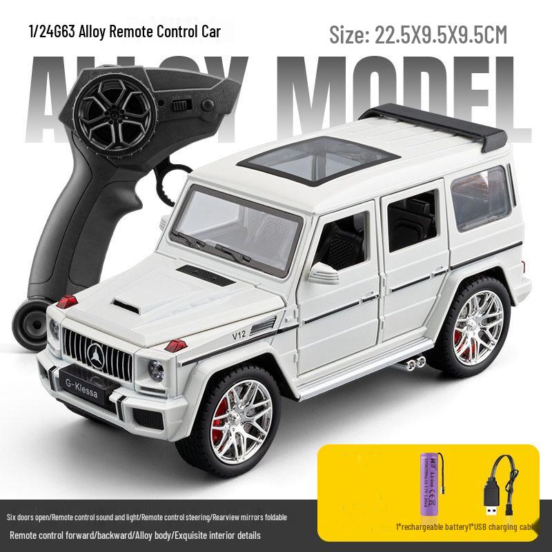 Радиоуправляемая машина из сплава 2.4G: Высокоскоростной, Внедорожник, Открывающиеся двери, Свет и Звук