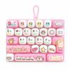 Cute Design Decompression Button Toy Creative Style Keyboard Keychain  Accessories Gift