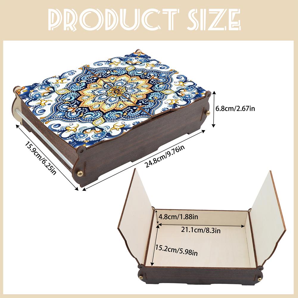 Diamond Painting Storage Box Ring Organizer Case DIY Diamond Painting Kit DIY 5D Diamond Painting Jewelry Box for Women