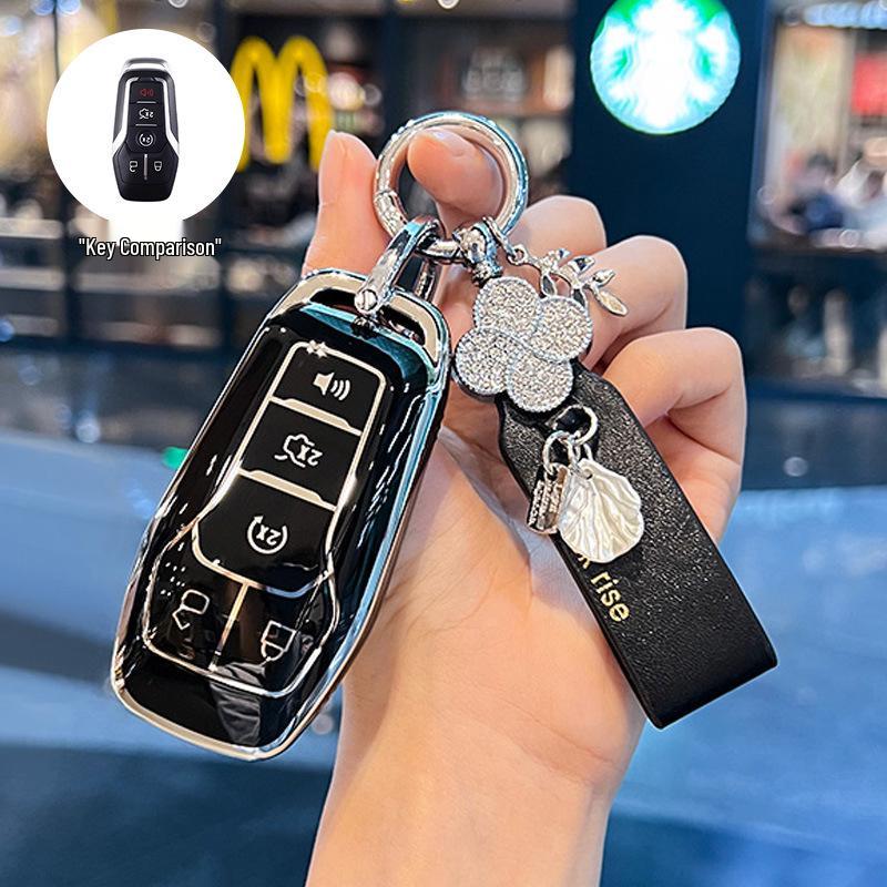 High-Grade Key Cover for 17-18 Ford Taurus, Explorer, Mustang