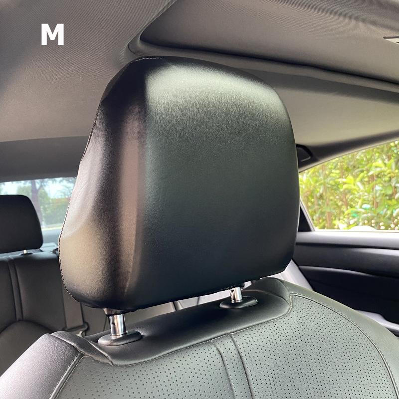 

Universal Waterproof PU Elastic Leather Car Headrest Cover All-Inclusive and Traceless Dust Cover Car Truck Suv Auto Accessories