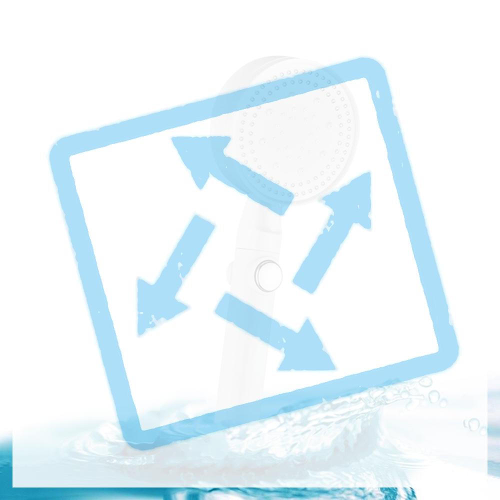 5 Modes Adjustable Shower Head ABS Spa Shower Head for Home Bathroom Accessories