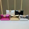 Luxury High-end 3D Embossing Women's Evening Bag Brand Design Diamond Flower Dinner Handbags Fashion Wedding Dress Crossbody Bag