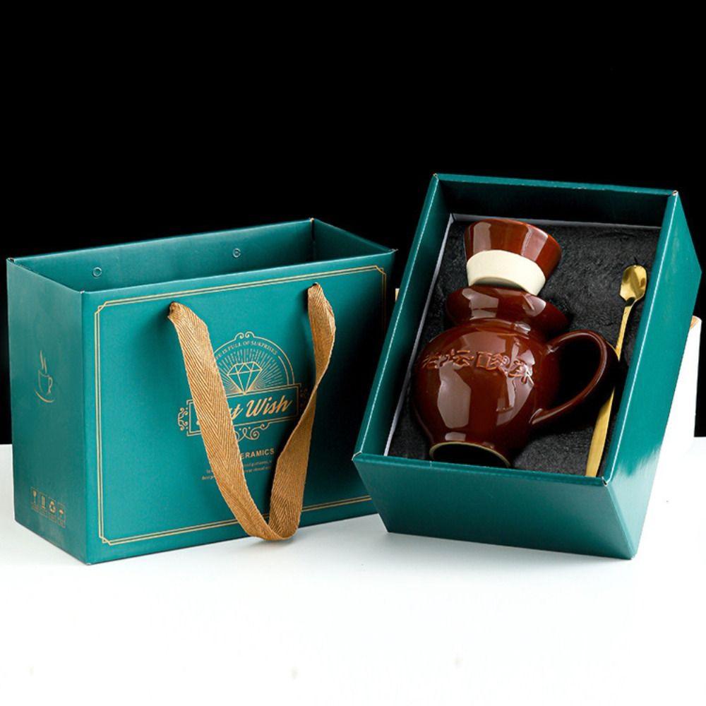 

450 мл Китайские маринованные керамические кружки Ретро Лаотан Квашеная капуста Керамические кружки Забавные подарки