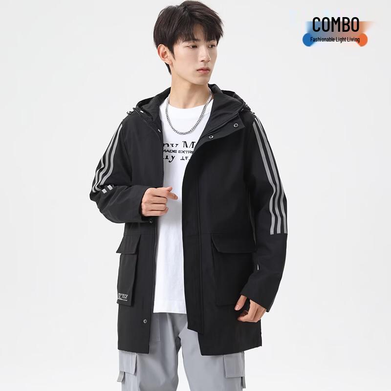 Men's Versatile Multi-Pocket Outdoor Casual Stand-Collar Jacket