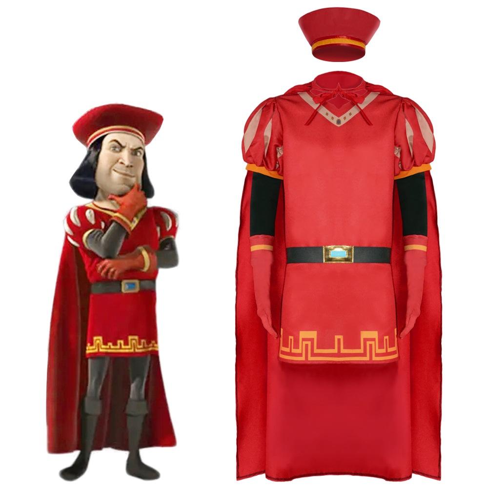 Potwór Shrek 4d Maximus Farquaad Pan Kostium Cosplay Halloweenowa Impreza Przebranie