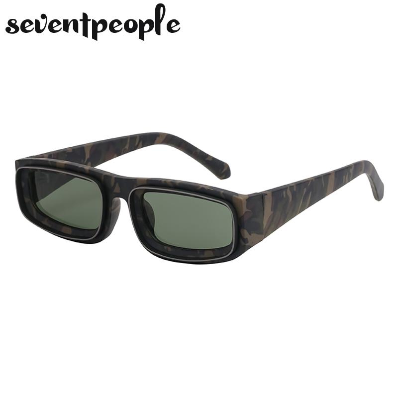 Small Frame Rectangle Sunglasses Women  Luxury Brand Designer Fashion Square Sun Glasses For Men Rectangular Shades Eyewear