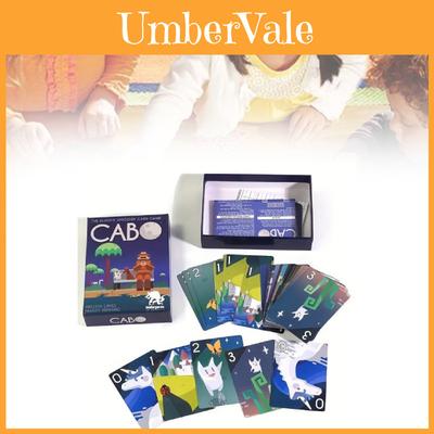 Cabo Card Game English Version Engaging Memory Management Board Game For 2-4 Players
