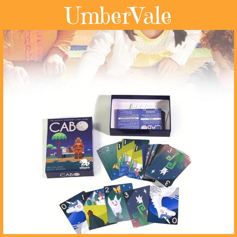 Cabo Creative Card Game For Adults And Kids Fun Memory Management Party Game For 2-4