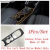 Central Control Gear Shift Water Cup Panel Cover Trim For Peugeot 208 / 2008  - 2025 ABS Carbon Fiber Accessories Interior