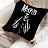 Band M-Misfits Logo Cushion Cover Pillowcase Upholstery Sofa Throw Pillow Home Decor Pillowcas