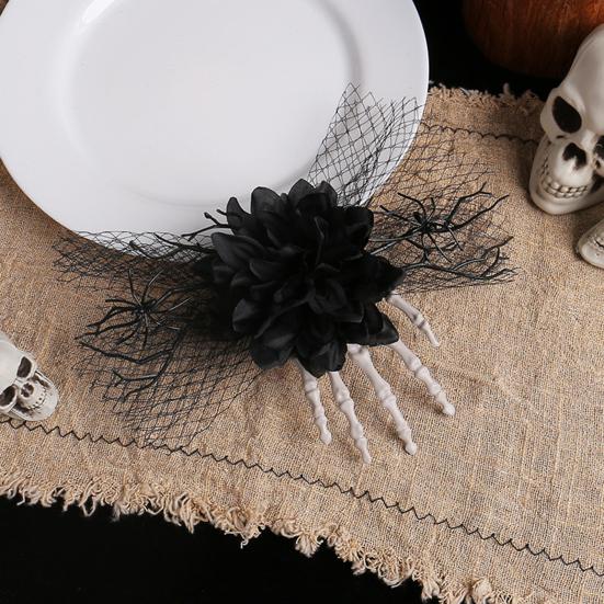 Halloween Haarspangen Knochen & Schädel-Design – Grusel-Clips Für Kostüm & Cosplay, Dekoratives Haar-Accessoire