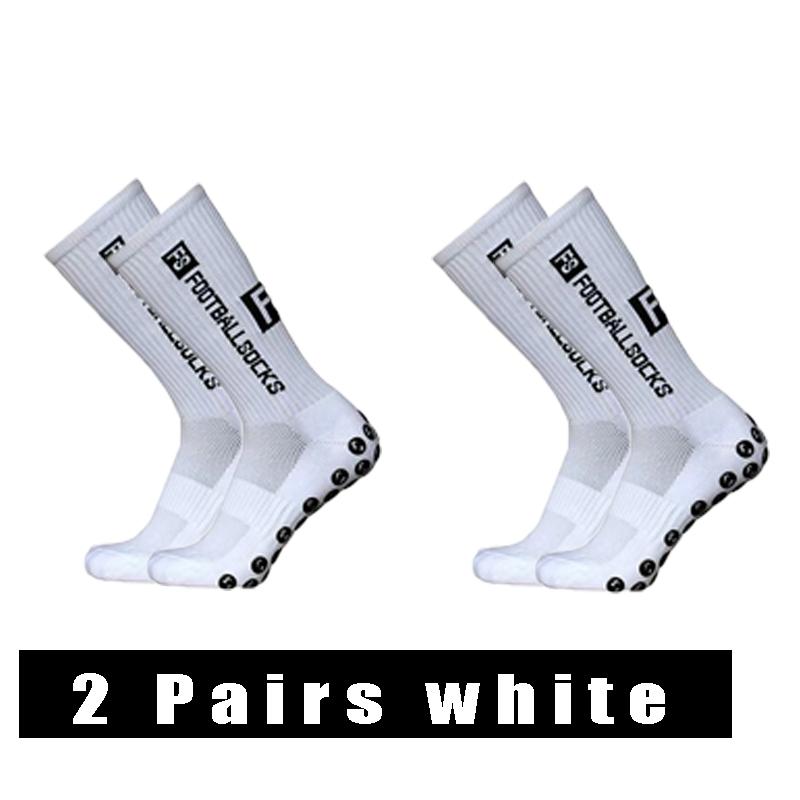 

Профессиональные носки для футбола с нескользящими вставками, мужские спортивные носки для футбола, тренировочные носки для футбола, 2 пары, подарок мужские носки One Size