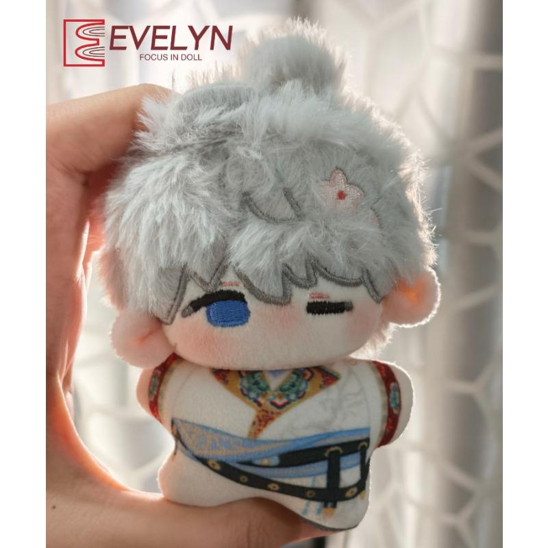 Evelyn Game Love and Deepspace Xavier 10CM Cotton Doll Stuffed Toy Plushied Doll Cute Rabbit Ear Plush Keychain Backpack Pendant