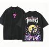 Kingdom Hearts Sora Anime Liebhaber Ausgewaschenes T-Shirt Ganzjahreskleidung Hohe Qualität Persönlichkeit Kleidung Übergröße Unisex Neues Modell Paare T-Shirt