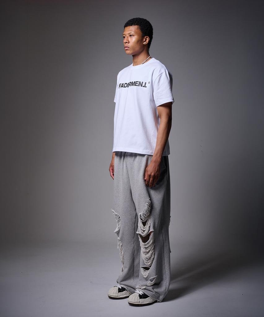 Peideomeonteu Made Scratch Damage Sweatpants (Gray)