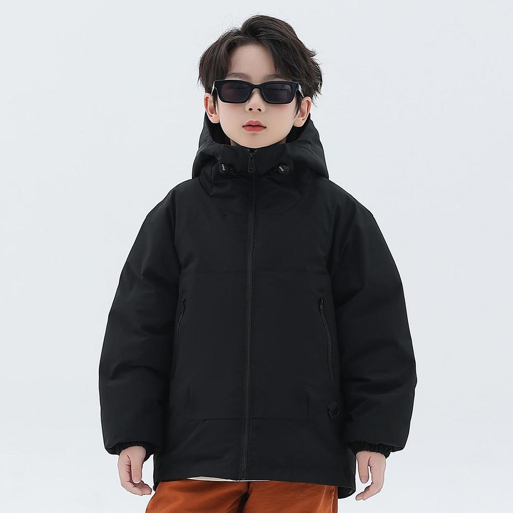 Children's Winter Ski Jacket 2025: Boys' Hooded Coat, Soft Shell, Warm Cotton Padded, for Kids