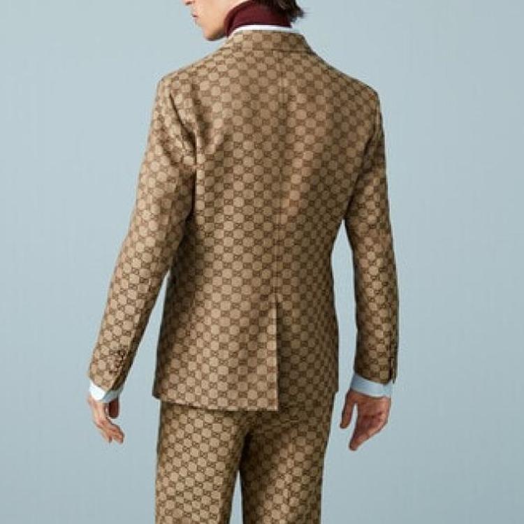 Gucci Gg Supreme Linen Blazer 742607-ZAM7G-2580