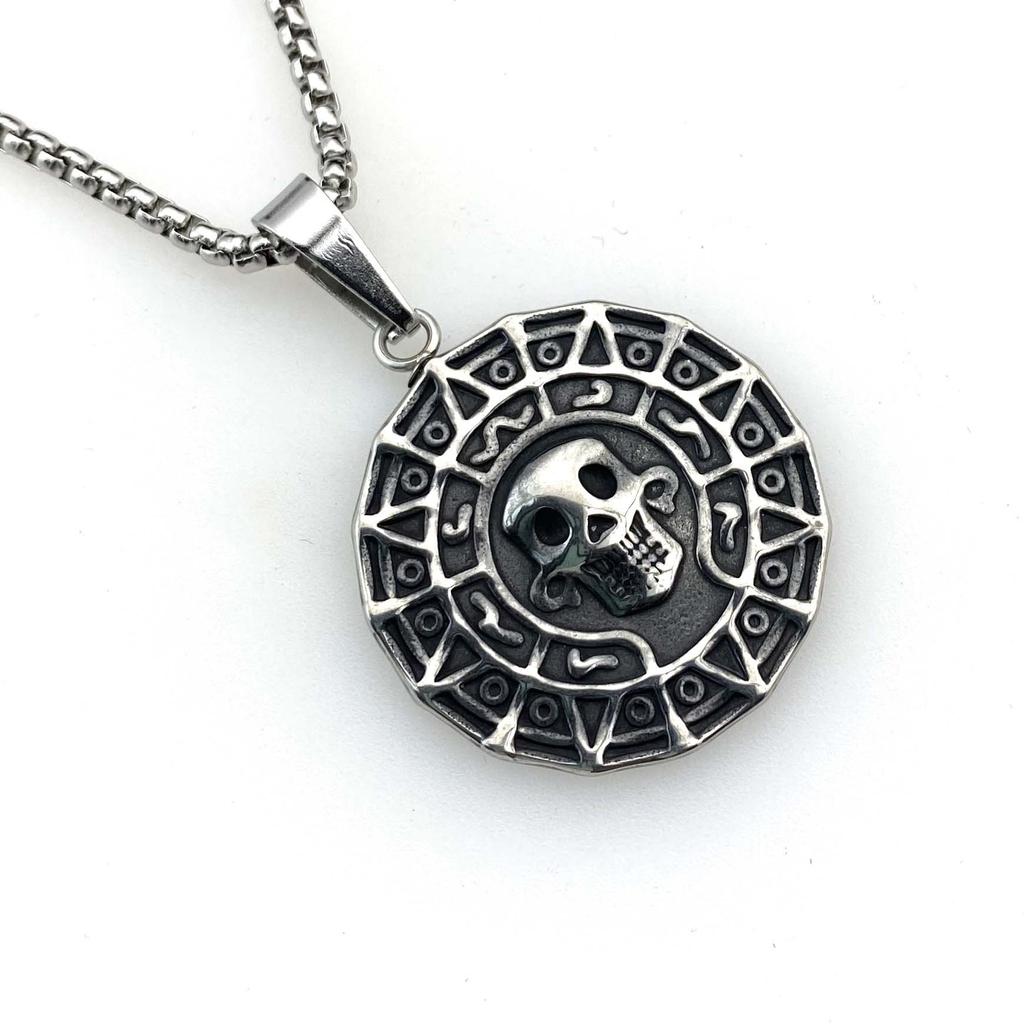 Necklace Retro Skull Trend Hip Hop Punk Pendant