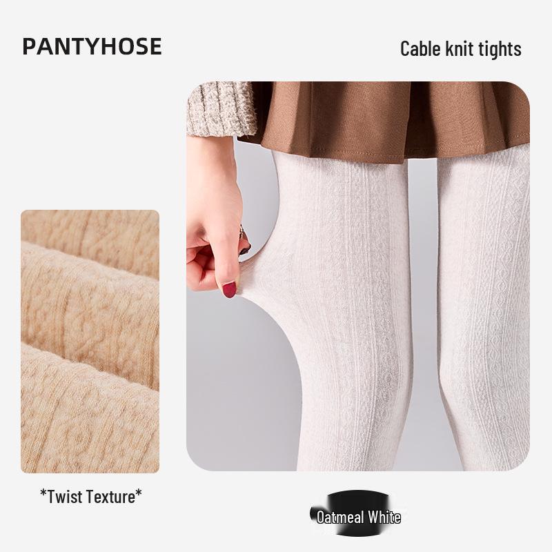 

Однотонные женские чулки в стиле ретро: Теплые, Утягивающие, Колготки Микро-Давления для Осени и Зимы. One Size