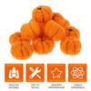  15 Pcs Wool Felt Pumpkin Pumpkins Gold Tinsel Garland Pendent Outdoor Christmas Hanging Ornament Autumnal Decoration