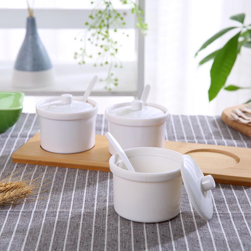 

Lanshengjia Detachable Bamboo Wood Spice Jar Storage Rack