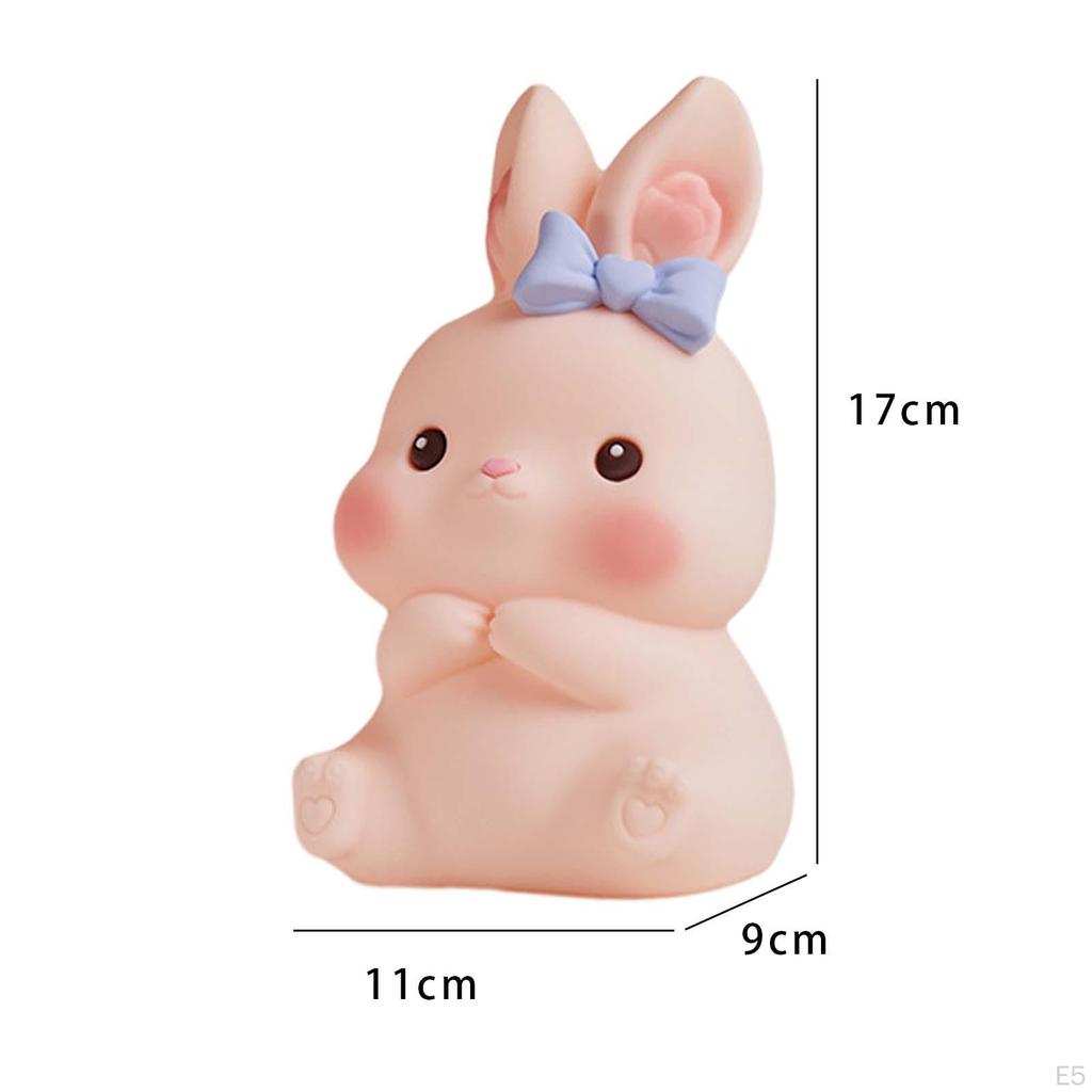 Adorable Bunny Silicone Night Light - Rechargeable Lamp for Nursery Soft Glow Kids