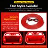 12V Car Trunk LED Strip High-Brightness 2/4M Interior Decoration Wiring Automatic Sensing Tailgate Light Strip Easy Installation