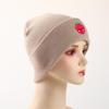 Strawberries Winter Knit Cap Beanie, Cartoon Fruit Skullies Beanies Autumn Versatile Trendy Headwear Knitted Cap Beanie