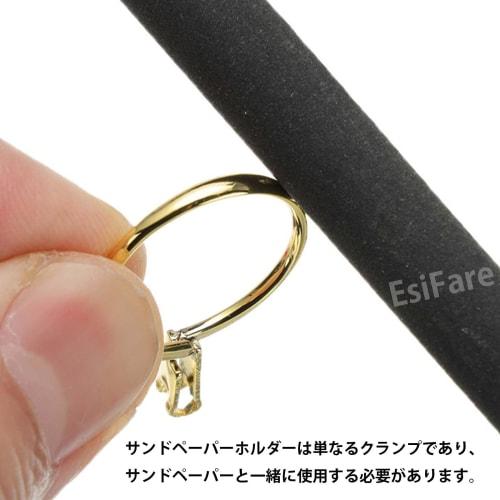 EsiFare Sandpaper Holder, Sanding Tool, Sandpaper Clip, Convenient Manual Plastic Sandpaper Clip, Polishing Stick Grinding Rod Holder for DIY Crafts,