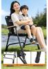 Premium Quilted Kermit Chair Set: Portable Outdoor Folding Chair with Backrest & Table for Camping, Beach, or Picnics