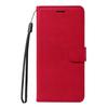 For Realme 15 Pro 5G/Realme 15 5G Leather Wallet Case with Strap Solid Color Phone Stand Cover