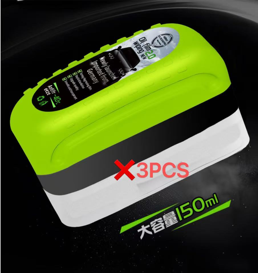 Car Glass Oil Film Wipe, Front Windshield Side Window, Oil Removal, Dirt Removal, Coating, Crystal Plating, Strong Cleaning