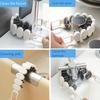Flexible U-shaped Cleaning Brush for Faucets and Crevices In The Bathroom