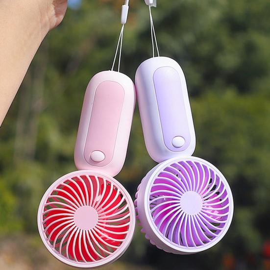 Portable Handheld Fan Low Noise Adjustable Wind Speed Small Fan Lightweight Compact Personal