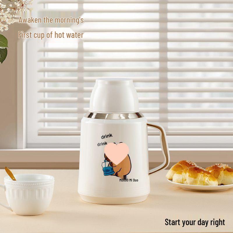 Capybara Thermal Hot Water Bottle: Insulated, Cool-Keeping & Heat-Preserving Large Thermos.