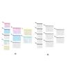 10Pcs Mesh Zipper Pouch A5 A6 Plastic Zip File Folders Document Organizer for School Office Supplies Travel Storage Bags