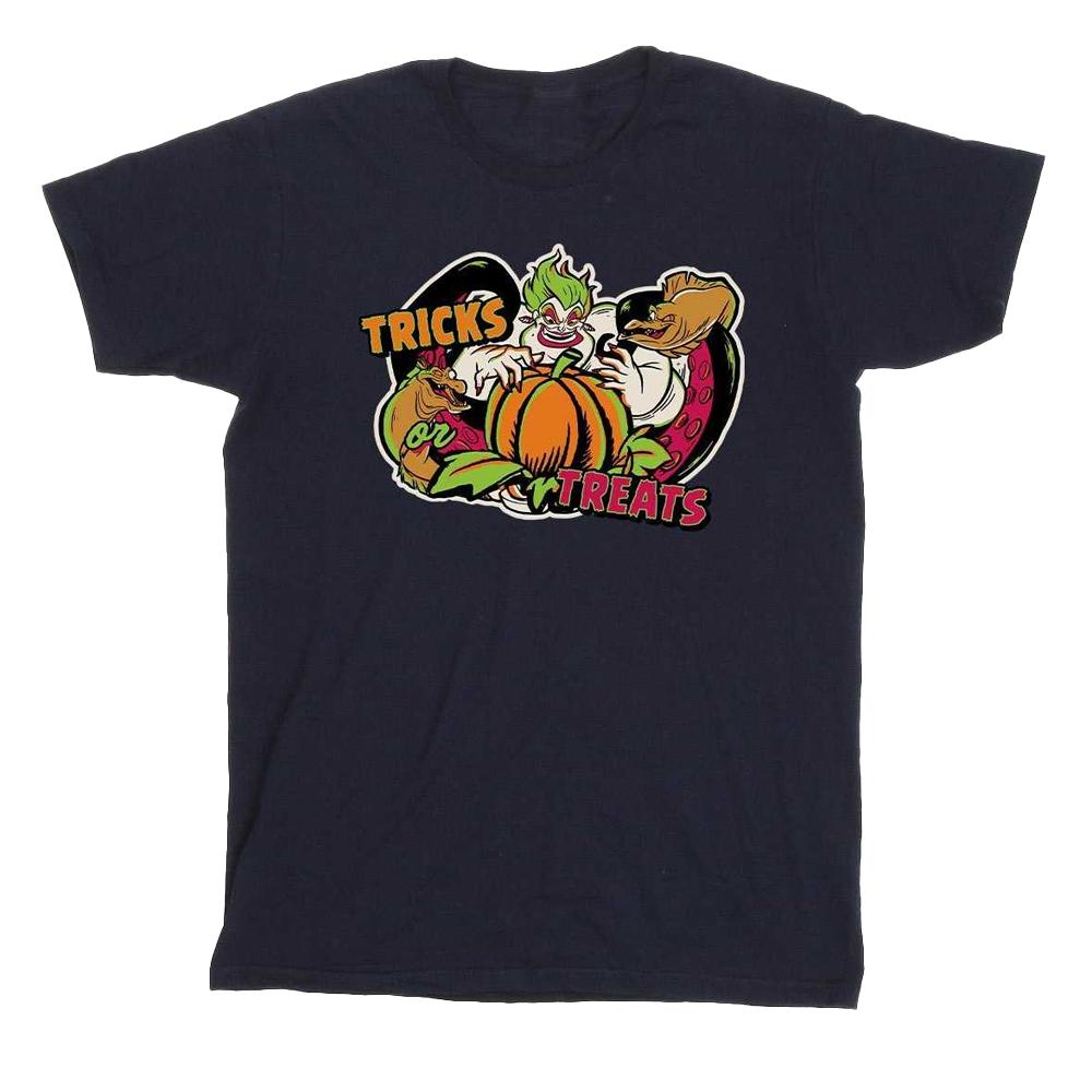 Disney Girls Trick Or Treat Ursula Villains Cotton T-Shirt